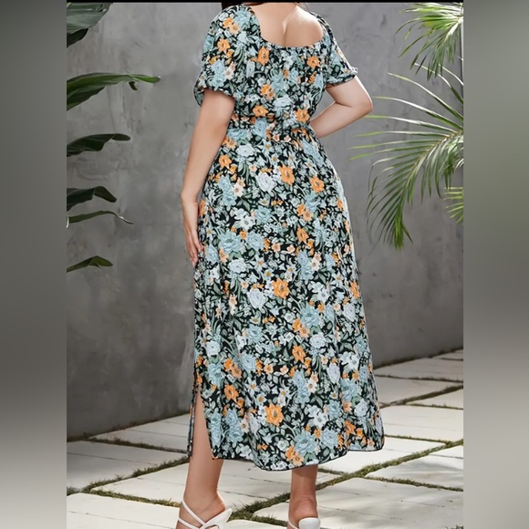 Boho - Floral Maxi Dress - Picture 2 of 3